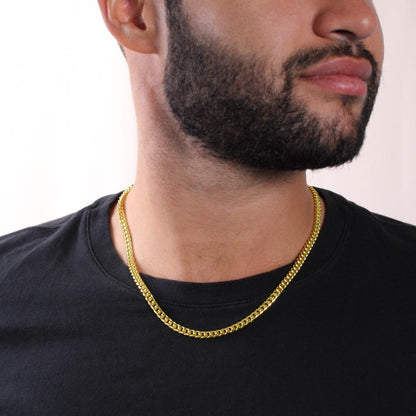 To My Amazing Dad — What I Never Said, Cuban Link Chain