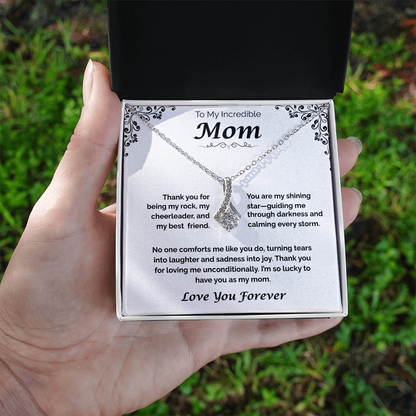 To My Incredible Mom — Grateful for Your Love & Guidance, Alluring Love Necklace
