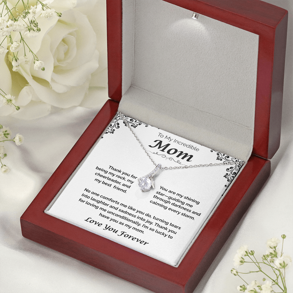 To My Incredible Mom — Grateful for Your Love & Guidance, Alluring Love Necklace