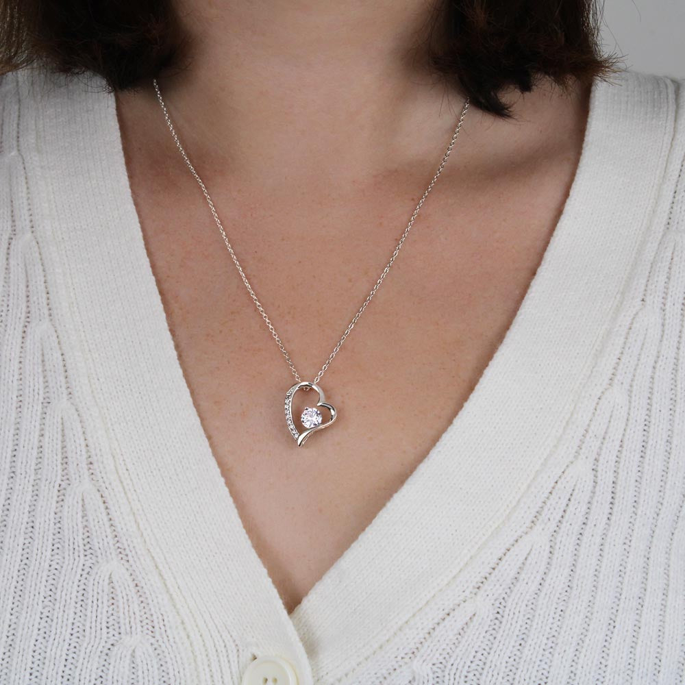 To My Incredible Mom — The Heart That Raised Me, Forever Love Necklace
