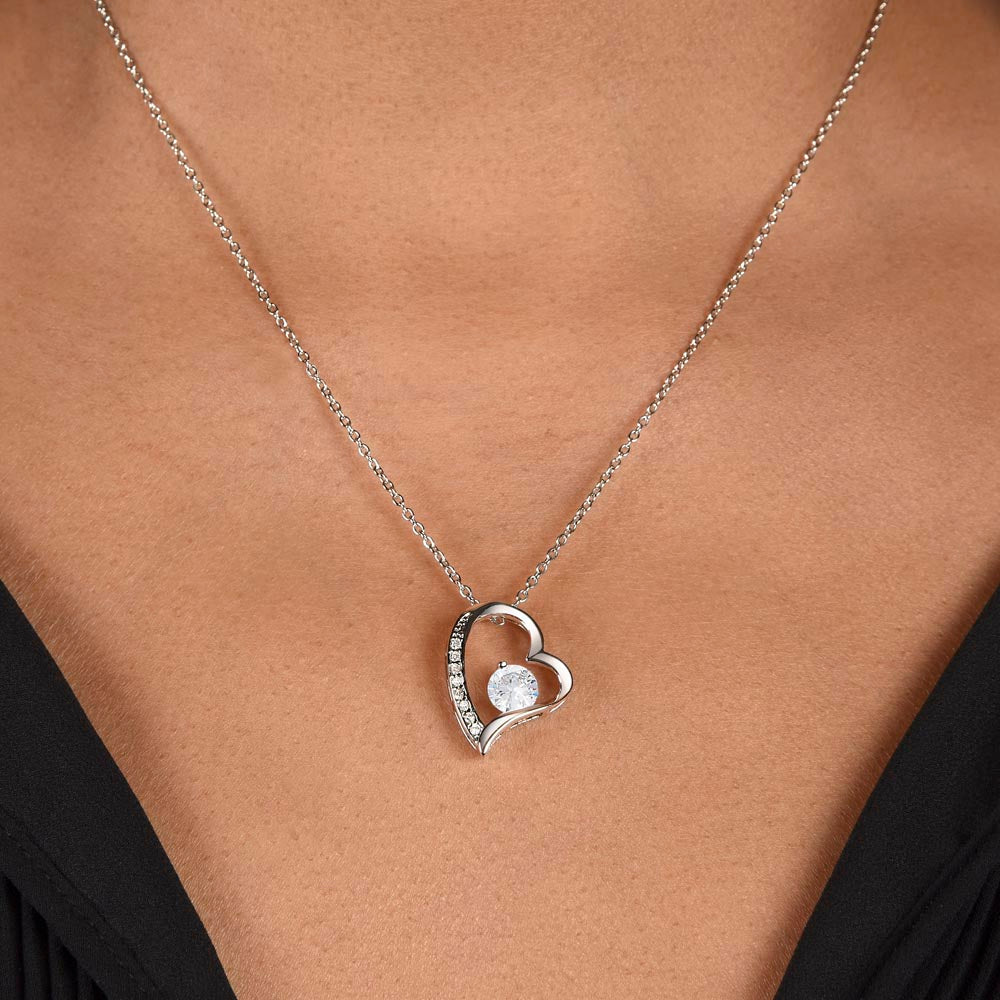 To My Lovely Daughter — Never Forget My Love, Forever Love Necklace