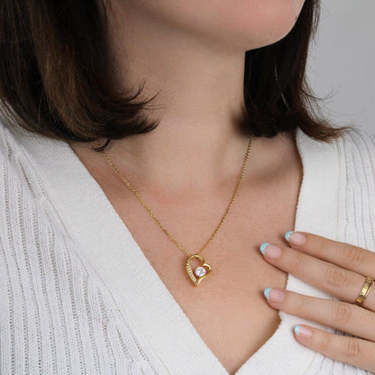 To My Lovely Daughter — Still My Little Girl, Forever Love Necklace